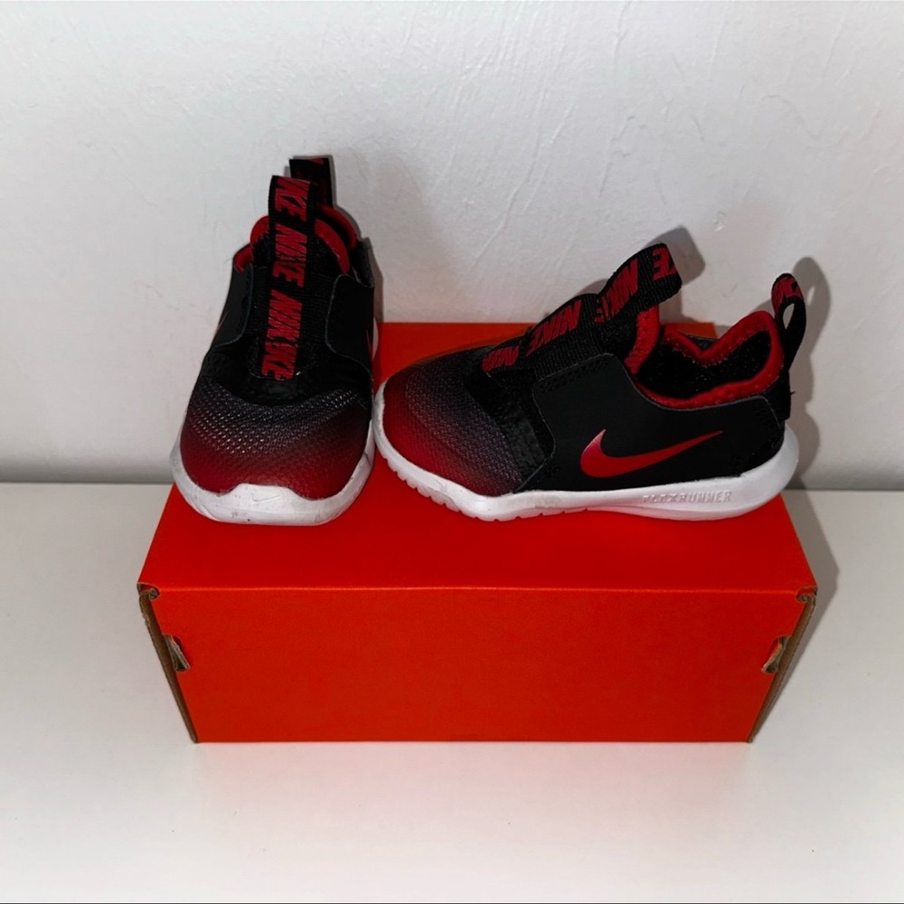 Nike Kids Black and Red Shoes